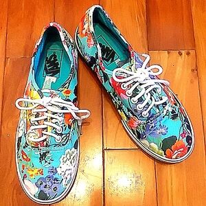 Vans Floral Shoes 7.5